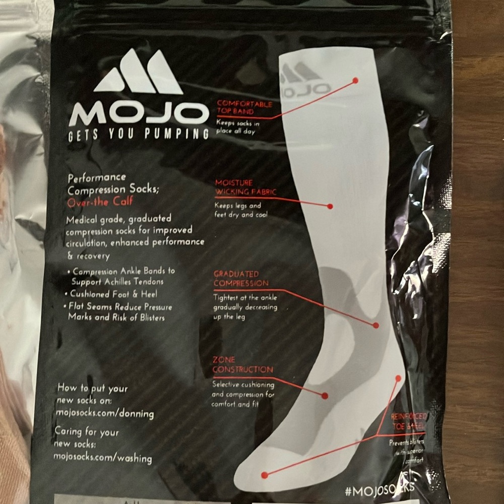 4pair Mojo compression ankle socks